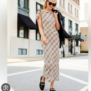 Plaid Maxi Dress